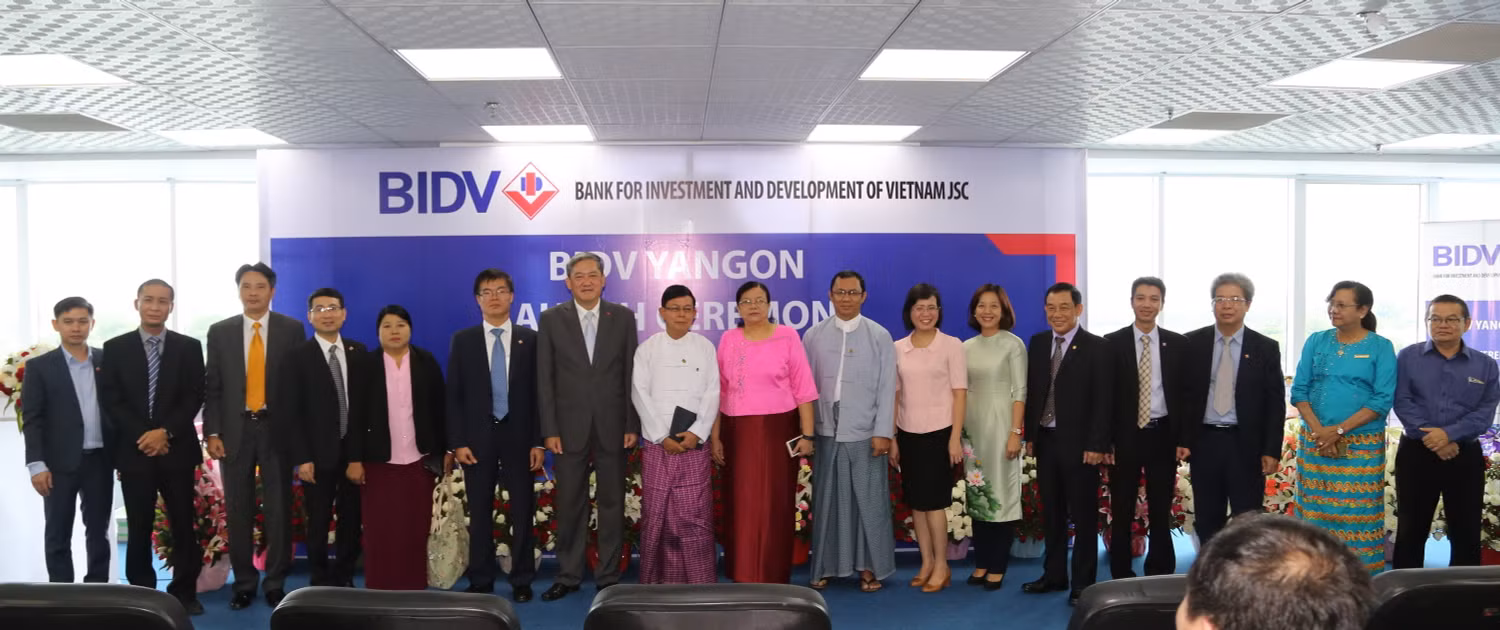 Lễ khai trương chính thức hoạt động Chi nhánh BIDV Yangon