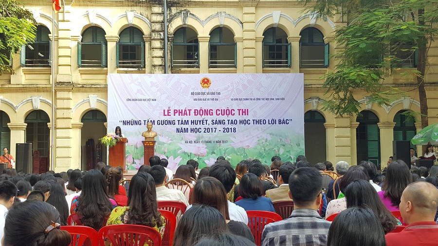 Chính thức phát động cuộc thi “Những tấm gương tâm huyết, sáng tạo học theo lời Bác" (Ảnh: Thùy Linh) Chính thức phát động cuộc thi “Những tấm gương tâm huyết, sáng tạo học theo lời Bác" (Ảnh: Thùy Linh)