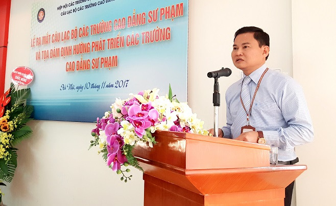 Tiến sĩ Đặng Lộc Thọ - Hiệu trưởng trường Cao đẳng sư phạm Trung ương (Hà Nội) (Ảnh: Thùy Linh) Tiến sĩ Đặng Lộc Thọ - Hiệu trưởng trường Cao đẳng sư phạm Trung ương (Hà Nội) (Ảnh: Thùy Linh)