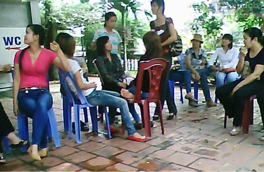 Các cô gái trong một buổi thi tuyển lấy chồng Hàn Quốc. Các cô gái trong một buổi thi tuyển lấy chồng Hàn Quốc.