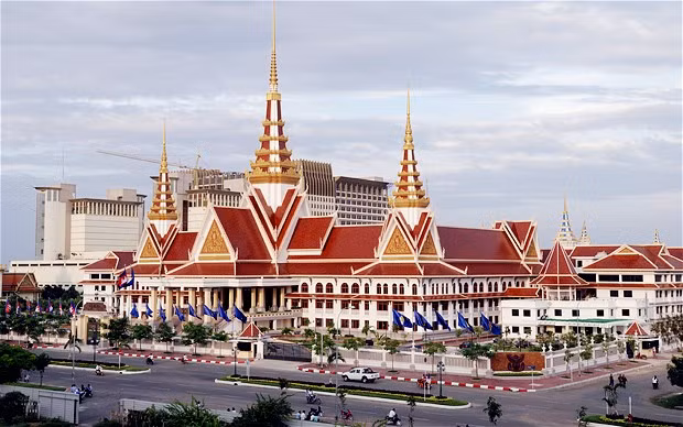 Tòa nhà Quốc hội Campuchia tại Phnom Penh. Tòa nhà Quốc hội Campuchia tại Phnom Penh.