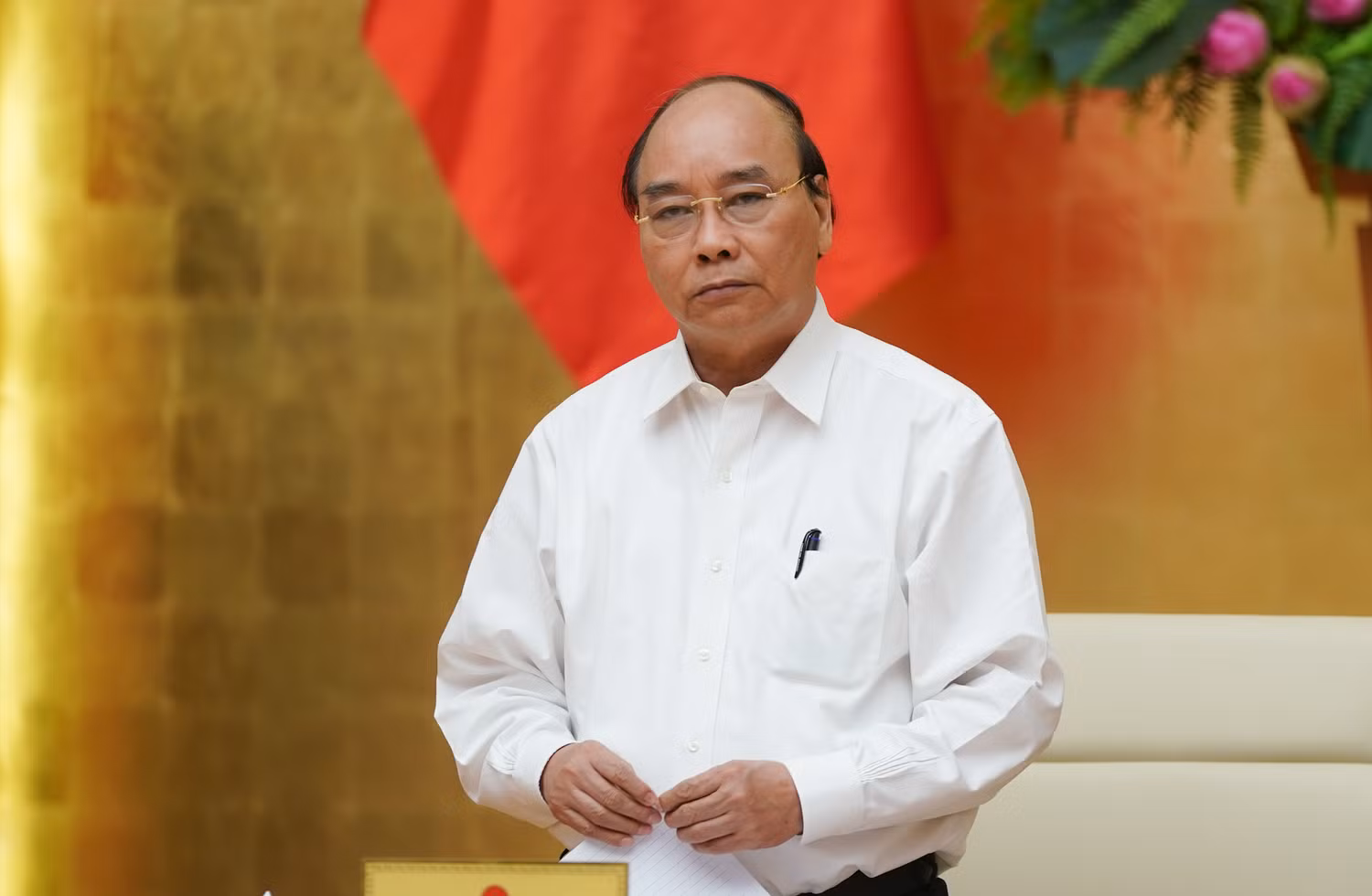 Thủ tướng phát biểu. Ảnh: VGP