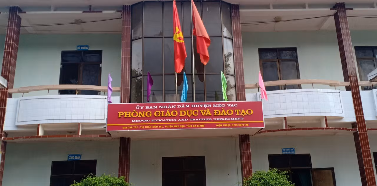 Phòng giáo dục và đào tạo huyện Mèo Vạc (Ảnh:V.N)