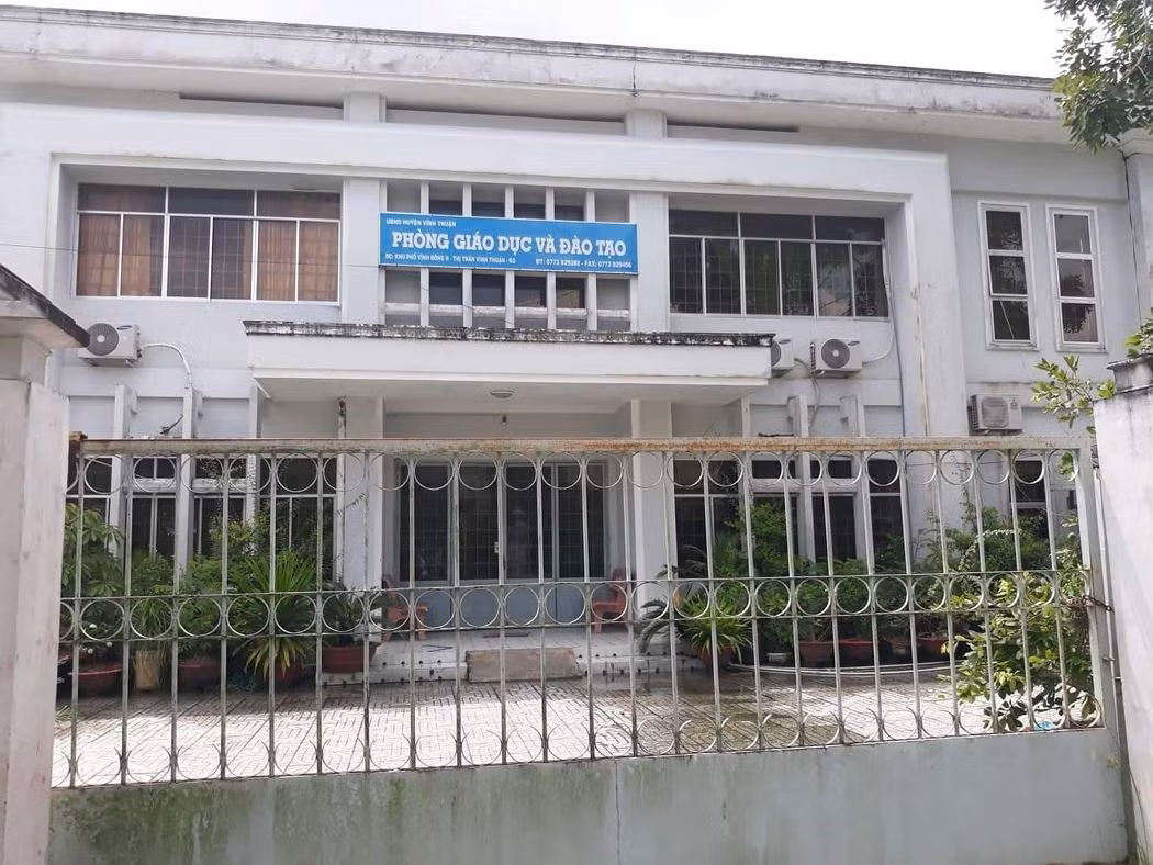 Phòng Giáo dục và Đào tạo huyện Vĩnh Thuận tỉnh Kiên Giang (Ảnh CTV) Phòng Giáo dục và Đào tạo huyện Vĩnh Thuận tỉnh Kiên Giang (Ảnh CTV)