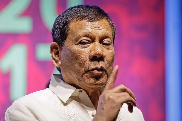 Tổng thống Philippines Rodrigo Duterte, ảnh: Mark R. Cristino/European Pressphoto Agency.