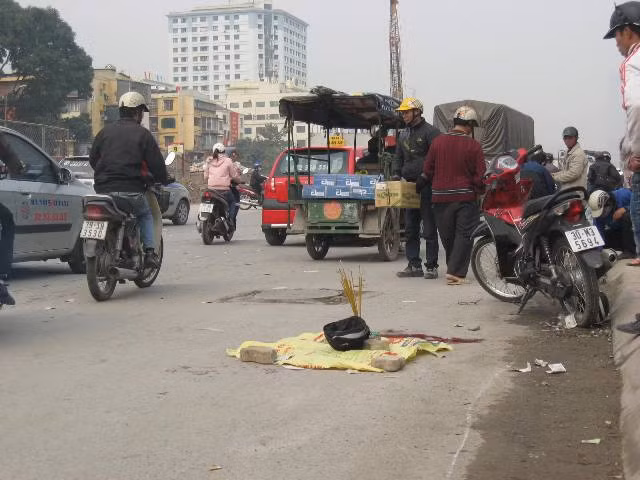 Hiện trường vụ tai nạn