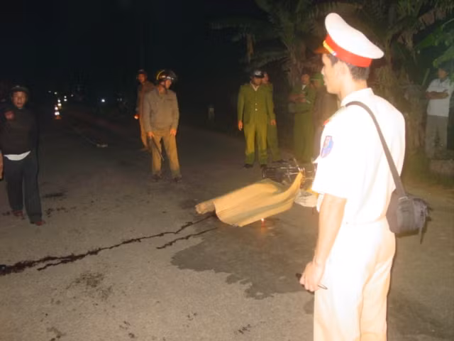 Hiện trường vụ tai nạn