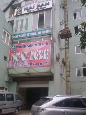 Khách sạn Mai Đan, hiện trường xảy ra vụ án mạng.