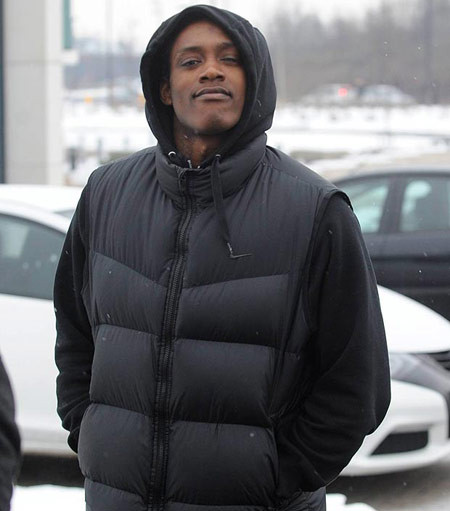 Nile Ranger sau khi được tạm thả về nhà. Ảnh: Sun.