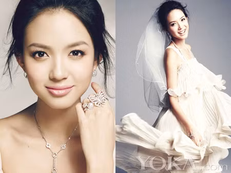 Miss World 2007 rạng rỡ, ngọt ngào với đầm trắng tinh khôi.