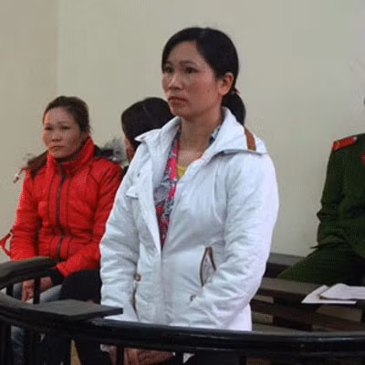 Bị cáo Nguyễn Thị Lý tại phiên tòa phúc thẩm. Bị cáo Nguyễn Thị Lý tại phiên tòa phúc thẩm.