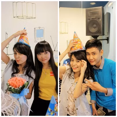 Hoàng Thùy Linh nhí nhảnh chụp hình cùng fan. Hoàng Thùy Linh nhí nhảnh chụp hình cùng fan.