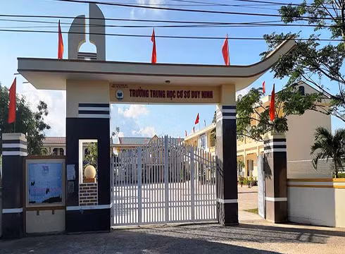 Trường trung học cơ sở Duy Ninh, tỉnh Quảng Bình (ảnh: giaoduc.net.vn)
