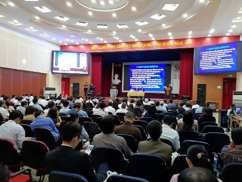 Toàn cảnh hội thảo “Đổi mới căn bản, toàn diện hoạt động đào tạo trong các trường đại học, cao đẳng” (ảnh: P.L)