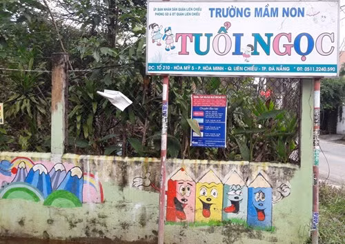 Trường mầm non Tuổi Ngọc, nơi xảy ra nhiều sai phạm của Hiệu trưởng. Ảnh: An Nguyên Trường mầm non Tuổi Ngọc, nơi xảy ra nhiều sai phạm của Hiệu trưởng. Ảnh: An Nguyên