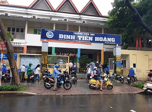 Trường Tiểu học Đinh Tiên Hoàng, quận 1, Thành phố Hồ Chí Minh (ảnh: P.L)