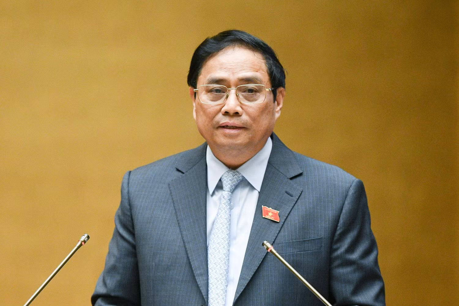 Thủ tướng Chính phủ Phạm Minh Chính phát biểu tại phiên họp chiều ngày 5/11. Ảnh: quochoi.vn. Thủ tướng Chính phủ Phạm Minh Chính phát biểu tại phiên họp chiều ngày 5/11. Ảnh: quochoi.vn.