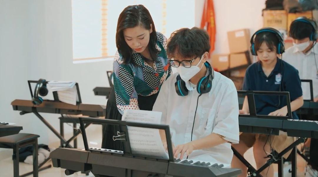 Một giờ học của trường ngoài công lập tại Sơn La. (Ảnh: Trường liên cấp Tiểu học-Trung học cơ sở &amp; Trung học phổ thông quốc tế Bình Minh).