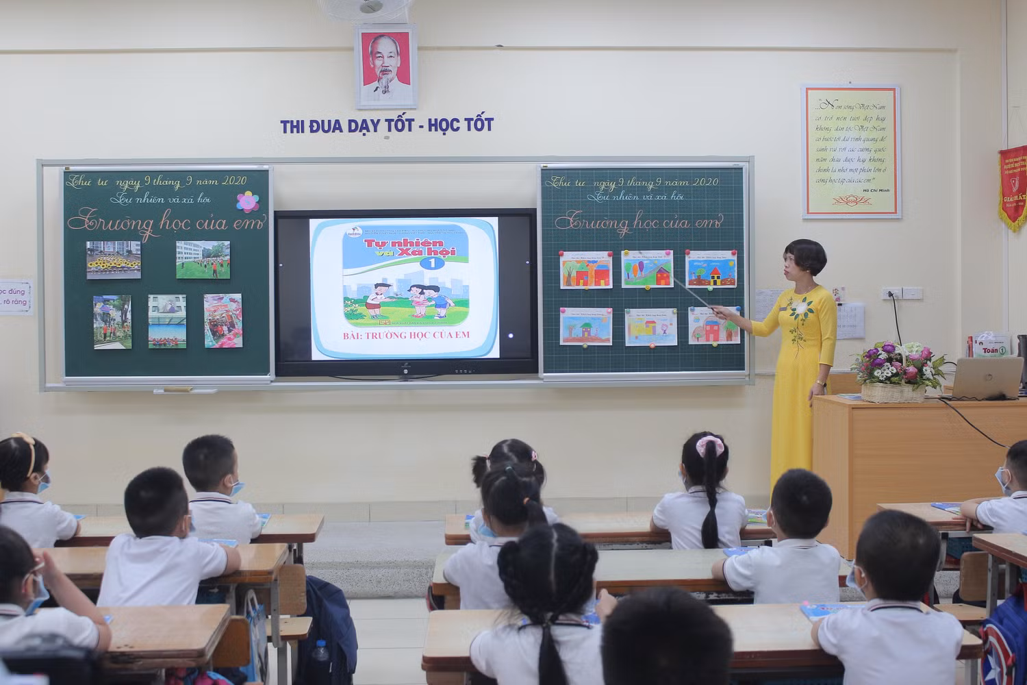 Đẩy mạnh huy động các nguồn lực của xã hội, thúc đẩy sự phát triển của các cơ sở giáo dục ngoài công lập đạt tỉ lệ 8,75% số cơ sở và 8,9% người học vào năm 2020 và lần lượt là 13,5% và 16% vào năm 2025. (Ảnh minh họa: Ngân Chi). Đẩy mạnh huy động các nguồn lực của xã hội, thúc đẩy sự phát triển của các cơ sở giáo dục ngoài công lập đạt tỉ lệ 8,75% số cơ sở và 8,9% người học vào năm 2020 và lần lượt là 13,5% và 16% vào năm 2025. (Ảnh minh họa: Ngân Chi).