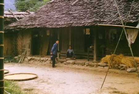 Một ngôi nhà ở làng quê miền Bắc.