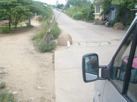 Trạm thu phí kiểu mới. Trạm thu phí kiểu mới.
