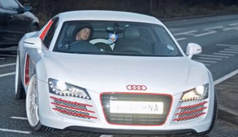 Còn đây là chiếc Audi R8 của Stephen Ireland
