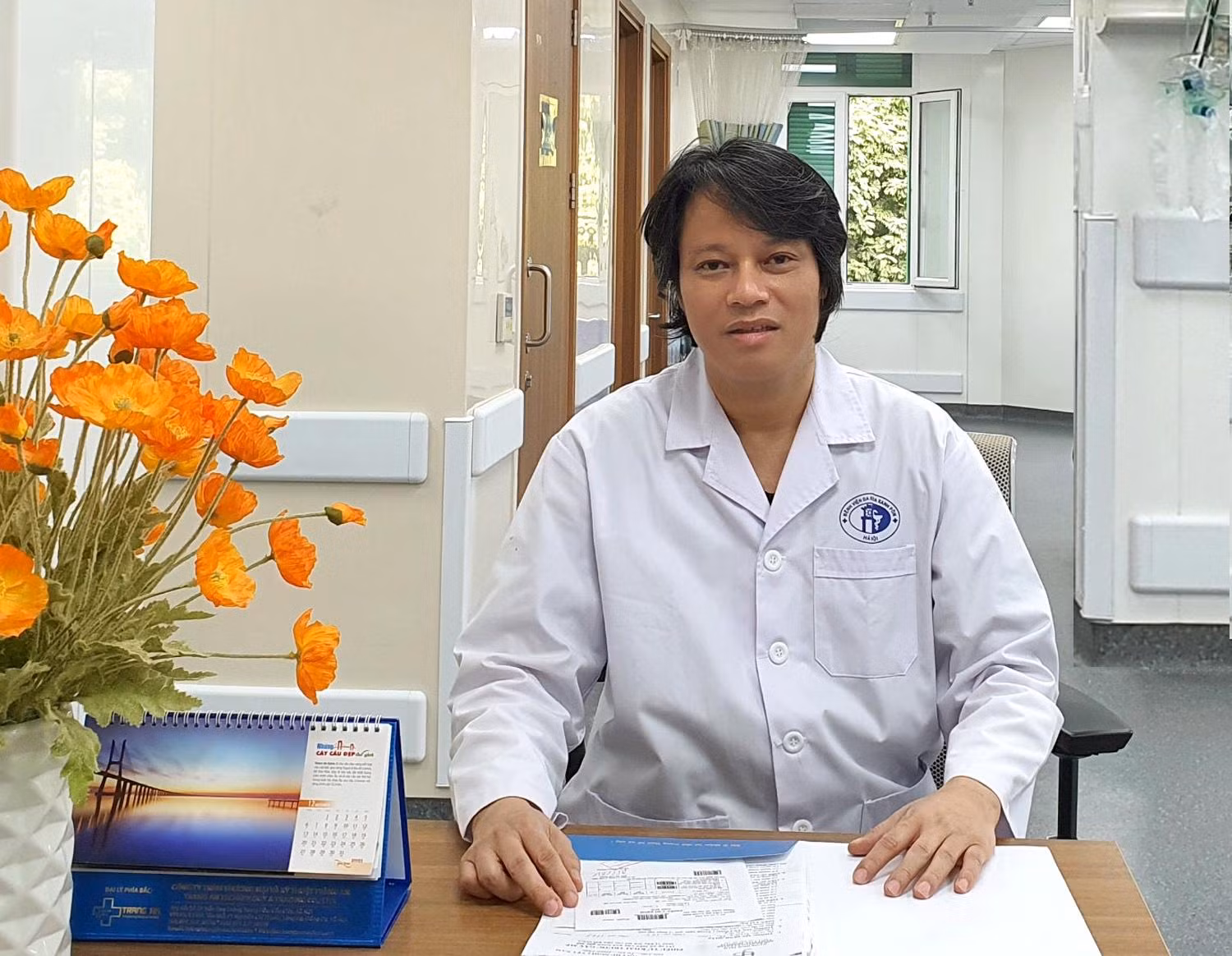 Bác sĩ Trần Văn Phúc - Bệnh viện Đa khoa Xanh Pôn (Hà Nội). Ảnh: T.D. Bác sĩ Trần Văn Phúc - Bệnh viện Đa khoa Xanh Pôn (Hà Nội). Ảnh: T.D.