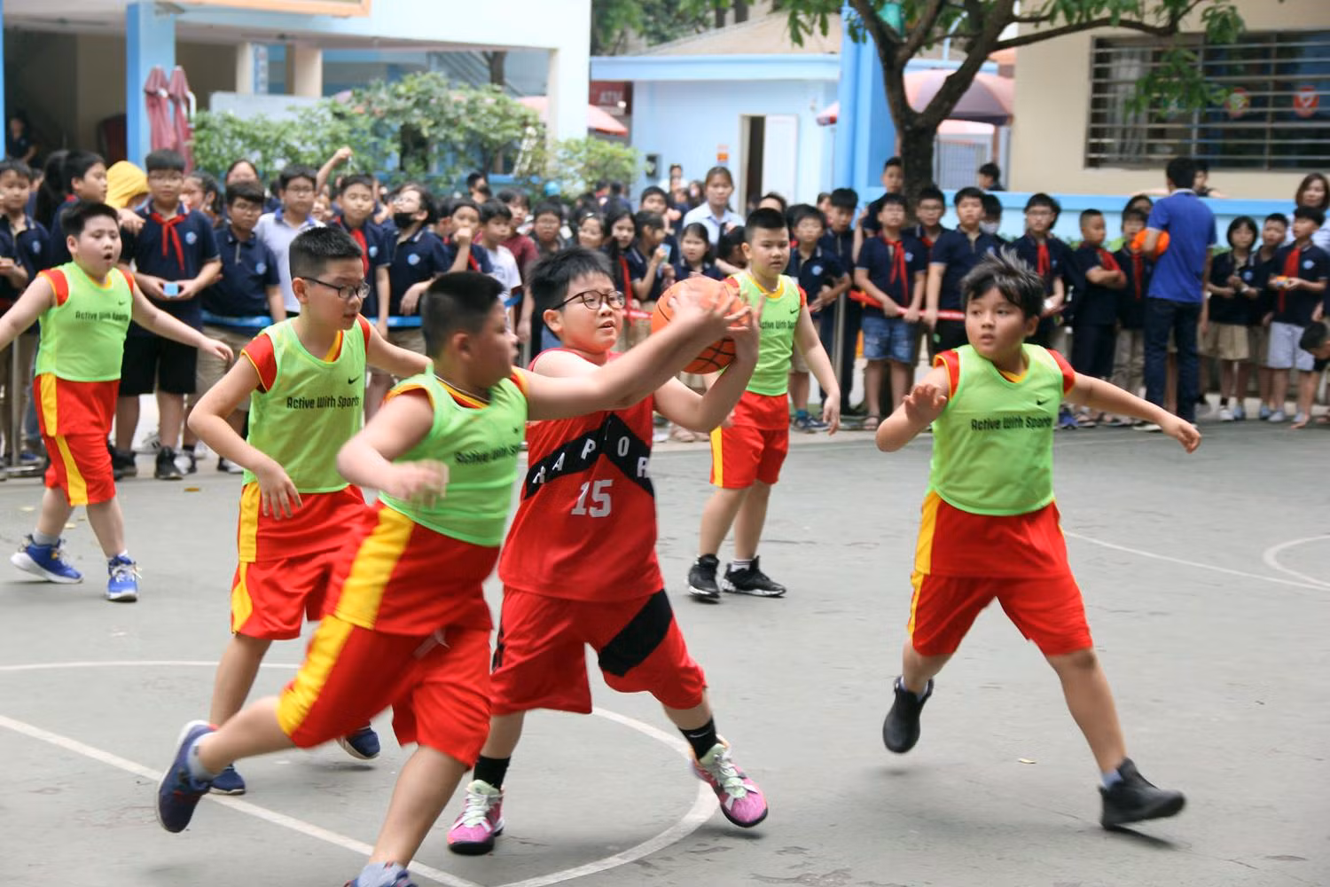 Học sinh trong giờ thể thao. Ảnh minh họa: T.D.