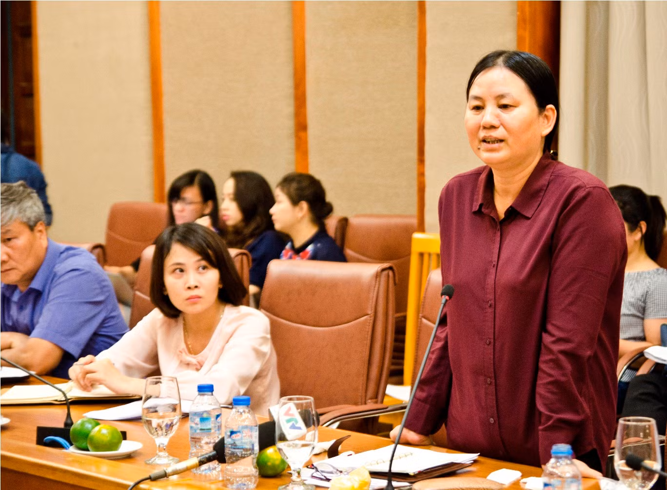 Bà Nguyễn Thị Yến - Phó trưởng Ban Dược và vật tư y tế (Bảo hiểm xã hội Việt Nam) - ảnh: H.Lực