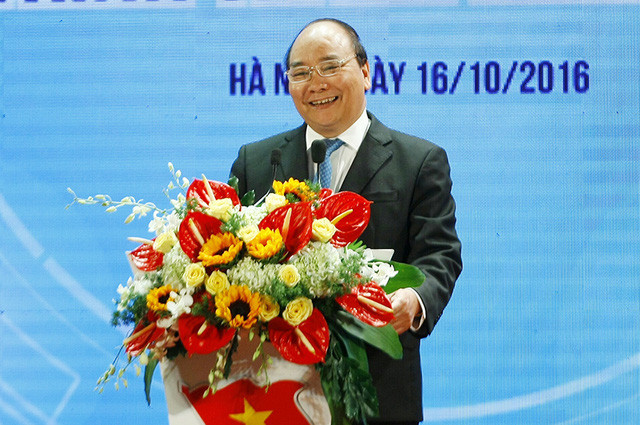 Thủ tướng Chính phủ nước Nguyễn Xuân Phúc phát biểu tại chương trình Thủ tướng Chính phủ nước Nguyễn Xuân Phúc phát biểu tại chương trình