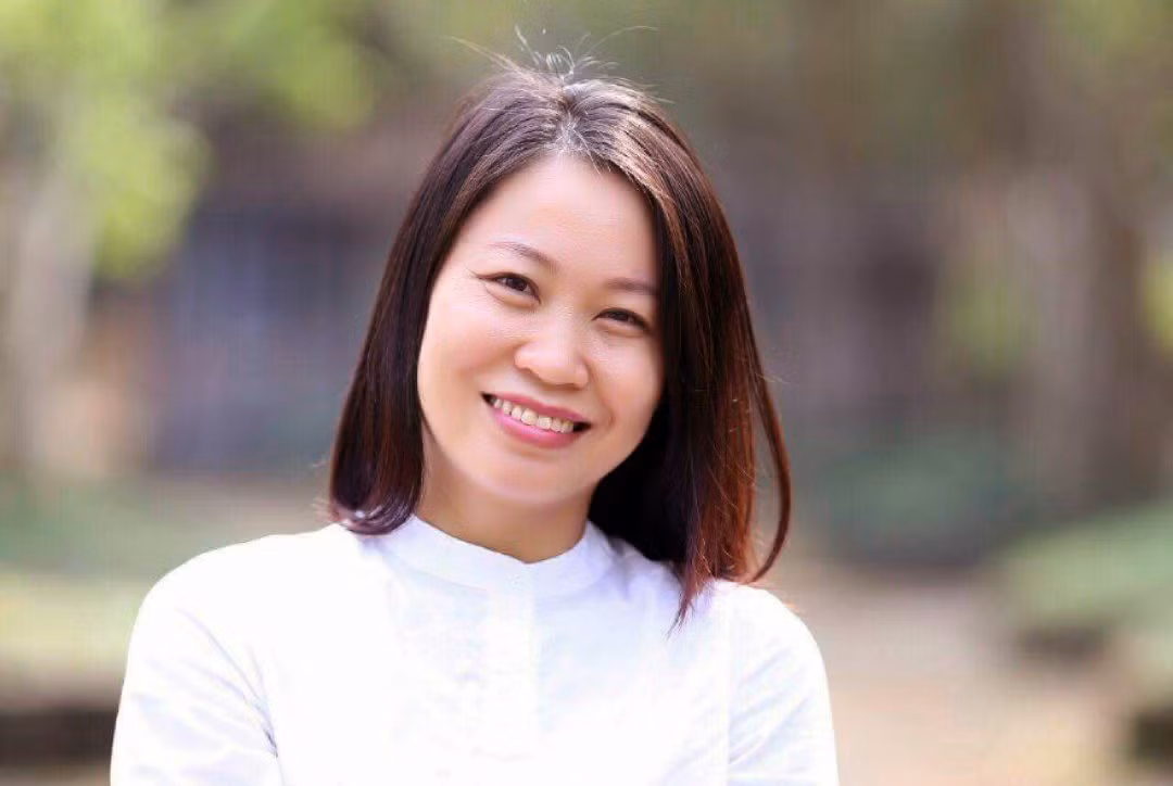 Cô Lương Thị Liên: "Đề thi môn Toán vào lớp 10 trung học phổ thông thường có cấu trúc ít thay đổi qua các năm, vì thế các em nên ôn những nội dung kiến thức đã xuất hiện trong đề thi vào lớp 10 của những năm trước". Ảnh: Nhân vật cung cấp.