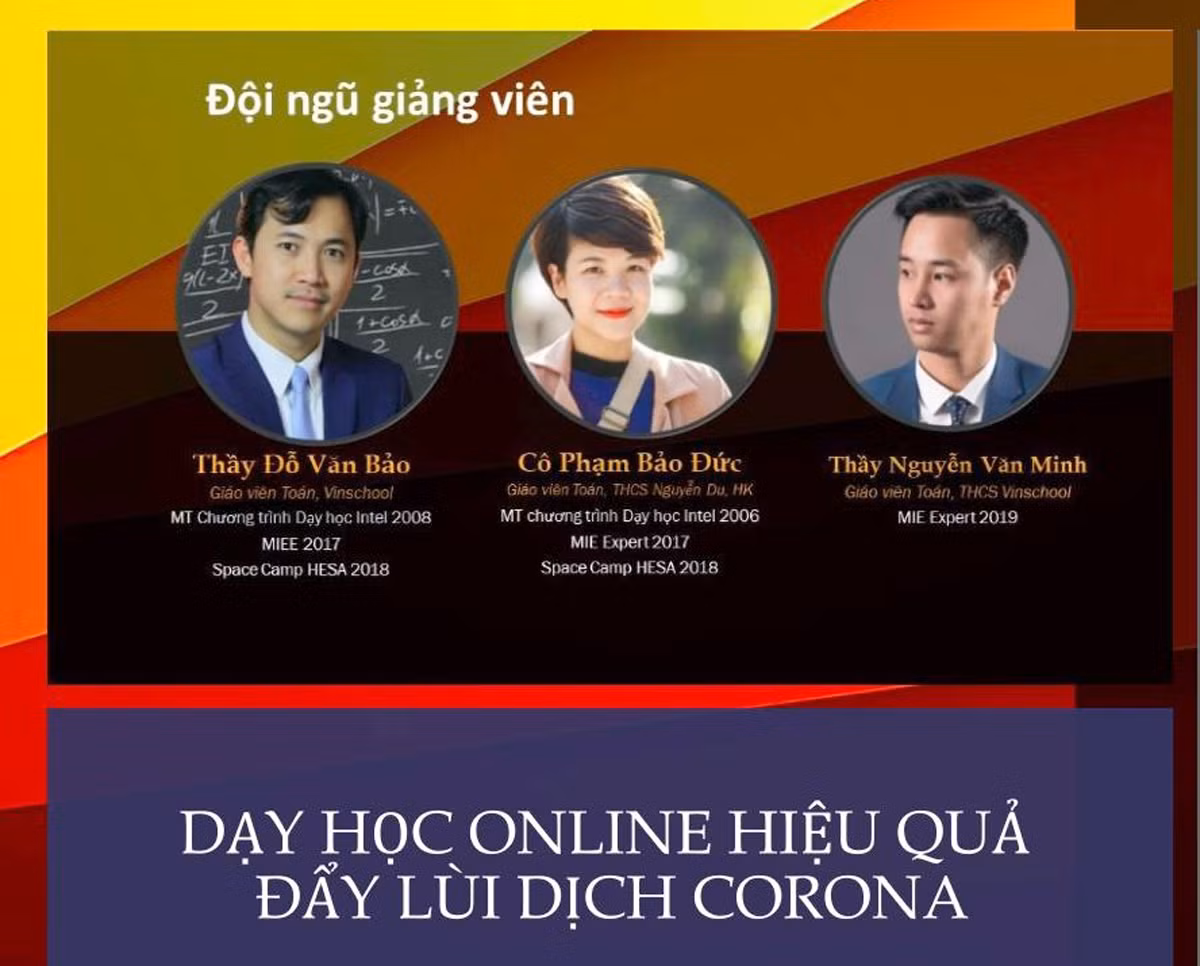 Thầy giáo Đỗ Văn Bảo: "Khi các giáo viên tham gia dạy học Online, một thay đổi nhỏ thôi cũng có thể tạo ra hiệu quả rất lớn". Ảnh Văn Bảo.
