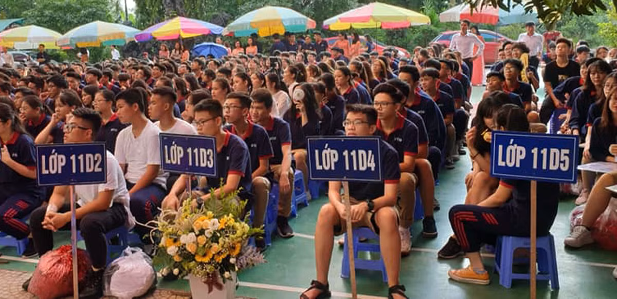 Học sinh Trường Trung học phổ thông Đoàn Thị Điểm, Hà Nội. Ảnh ĐTĐ. Học sinh Trường Trung học phổ thông Đoàn Thị Điểm, Hà Nội. Ảnh ĐTĐ.