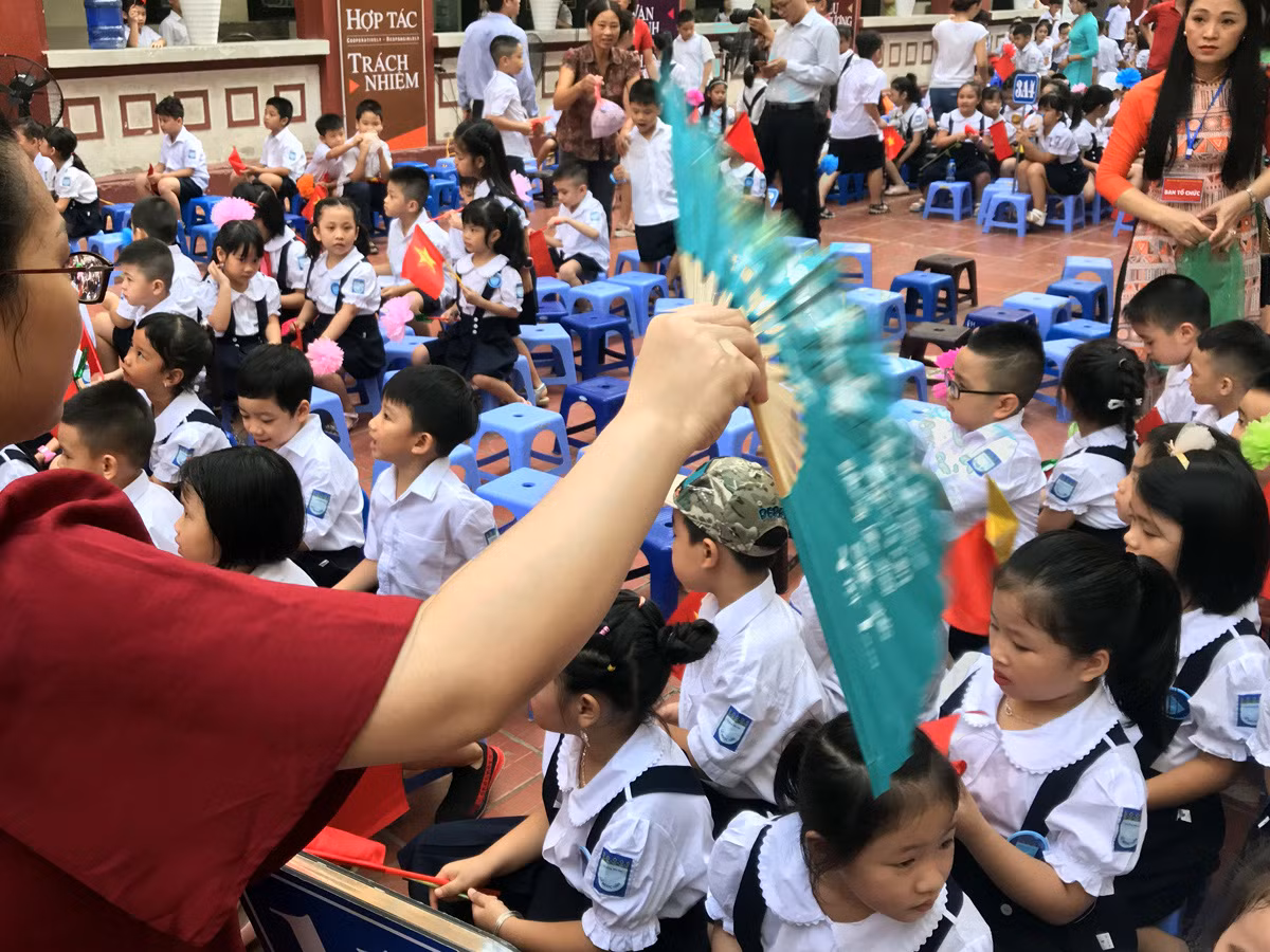 Rất nhiều trường học trong nội đô hiện nay còn thiếu không gian sân chơi cho học sinh. Ảnh minh họa: Tùng Dương.