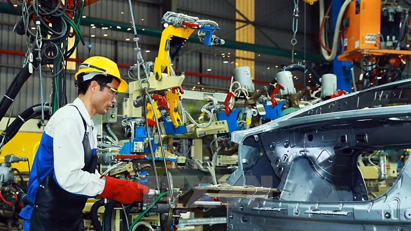 Kinh tế Việt Nam tháng 1/2019 có nhiều diễn biến tích cực. Ảnh minh họa: TTXVN