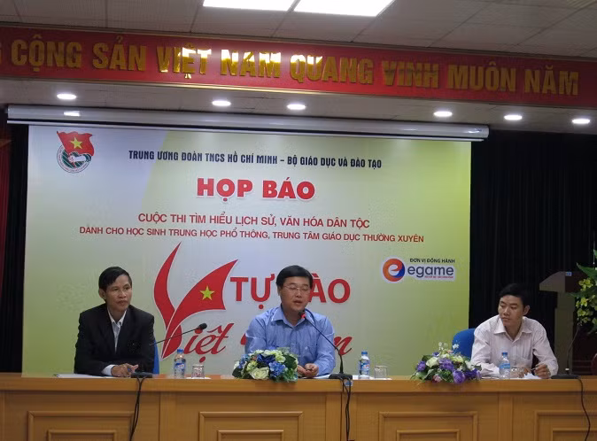 Lễ phát động cuộc thi tìm hiểu lịch sử, văn hóa dân tộc “Tự hào Việt Nam” (Ảnh: Thùy Linh)