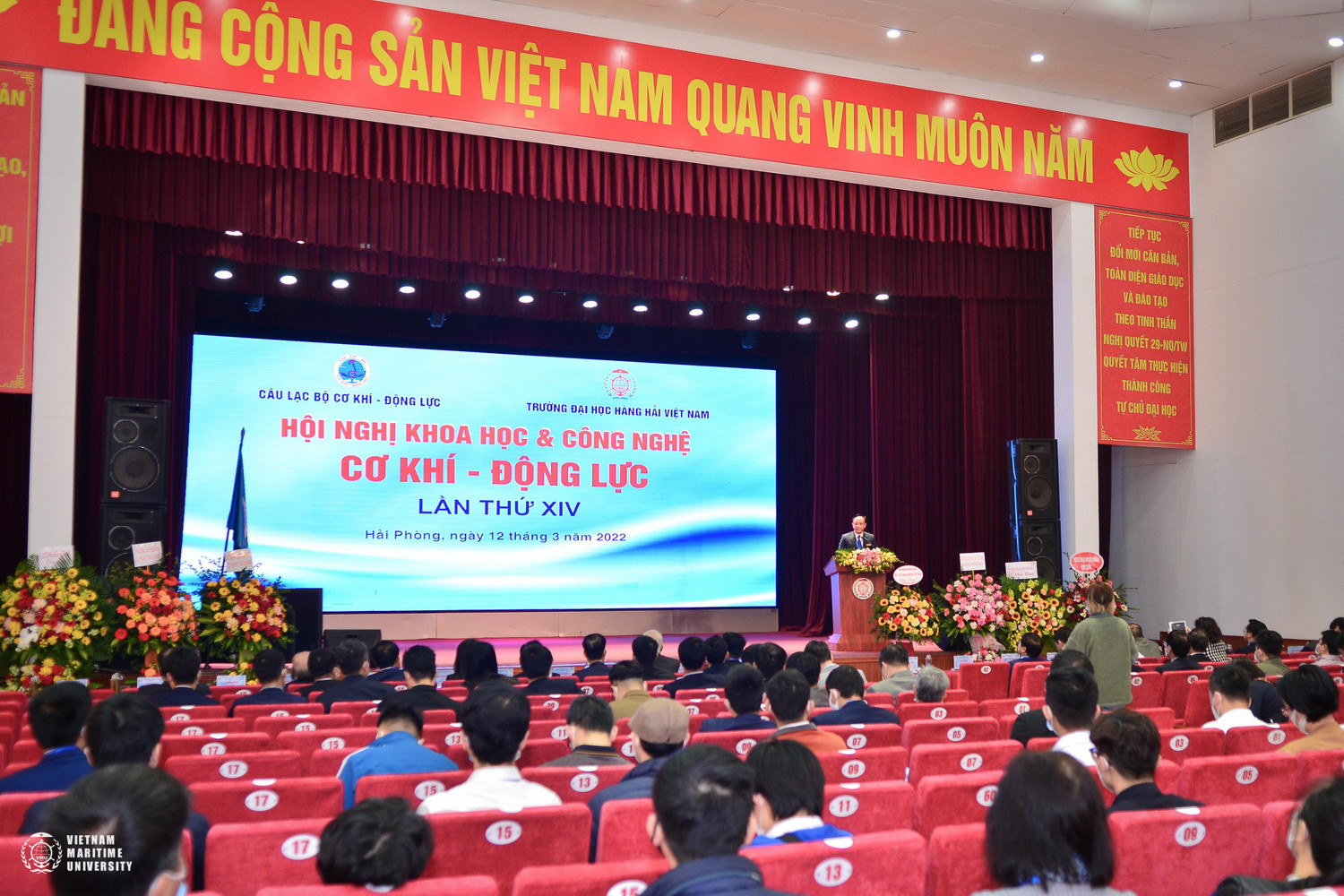 Trường Đại học Hàng hải Việt Nam được giao nhiệm vụ đồng chủ trì tổ chức Hội nghị Khoa học và Công nghệ Cơ khí - Động lực lần thứ XIV (Ảnh: NTCC) Trường Đại học Hàng hải Việt Nam được giao nhiệm vụ đồng chủ trì tổ chức Hội nghị Khoa học và Công nghệ Cơ khí - Động lực lần thứ XIV (Ảnh: NTCC)
