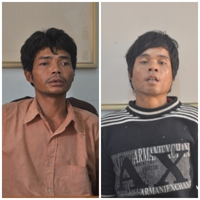 Hai đối tượng Hồ Văn Công và Hồ Văn Thành.
