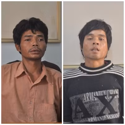 Hai đối tượng Hồ Văn Công và Hồ Văn Thành.