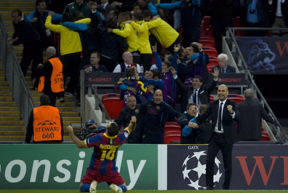Tại Wembley năm 2011 diễn ra trận chung kết Champions League giữa Barca – MU. Và một lần nữa, chiến thắng thuộc về đoàn quân của Guardiola (tỷ số 3-1).