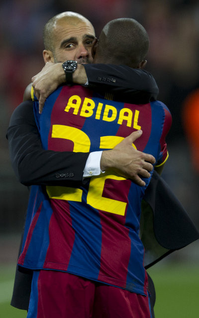 Guardiola luôn được các cầu thủ kính trọng.