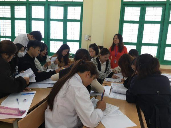 Một giờ học của sinh viên Trường Cao đẳng sư phạm Điện Biên. Ảnh: Trường Cao đẳng sư phạm Điện Biên