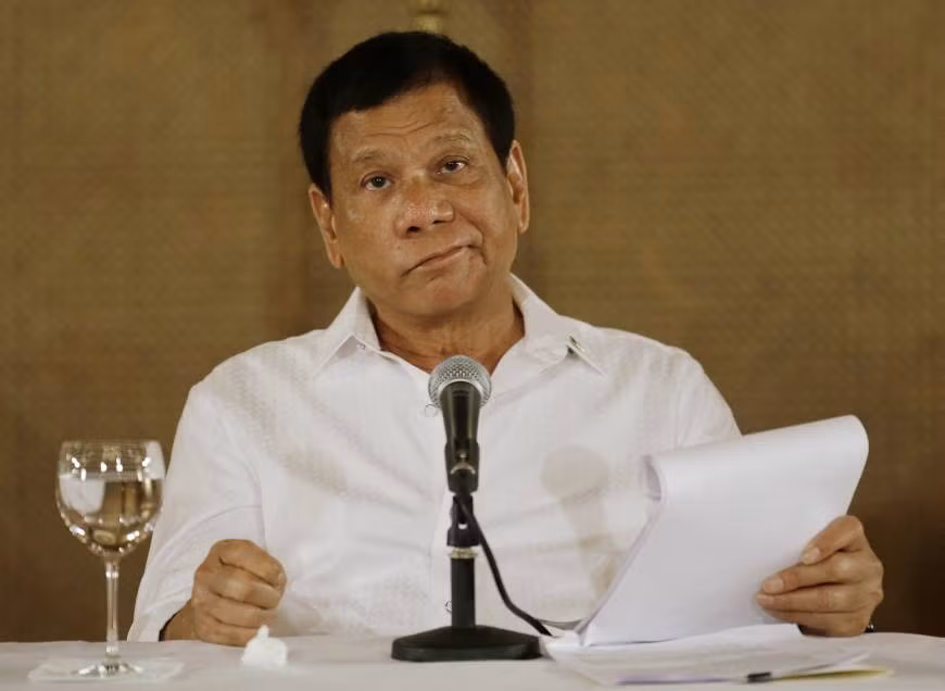 Tổng thống Philippines Rodrigo Duterte, ảnh: AP.