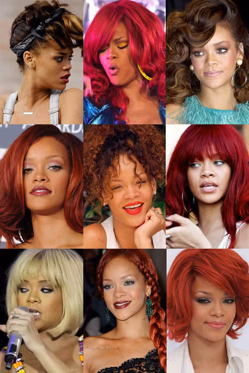 Với những màn biến hóa như thế này, công chúa nhạc R&B Rihanna xứng đáng với danh hiệu Người đẹp có nhiều ý tưởng make up nhất năm 2011. Từ kiểu trang điểm nude cho đến kiểu trang điểm cổ điển môi đỏ đậm, hay lấy điểm nhấn là đôi mắt, Rihanna đều ghi điểm Với những màn biến hóa như thế này, công chúa nhạc R&B Rihanna xứng đáng với danh hiệu Người đẹp có nhiều ý tưởng make up nhất năm 2011. Từ kiểu trang điểm nude cho đến kiểu trang điểm cổ điển môi đỏ đậm, hay lấy điểm nhấn là đôi mắt, Rihanna đều ghi điểm