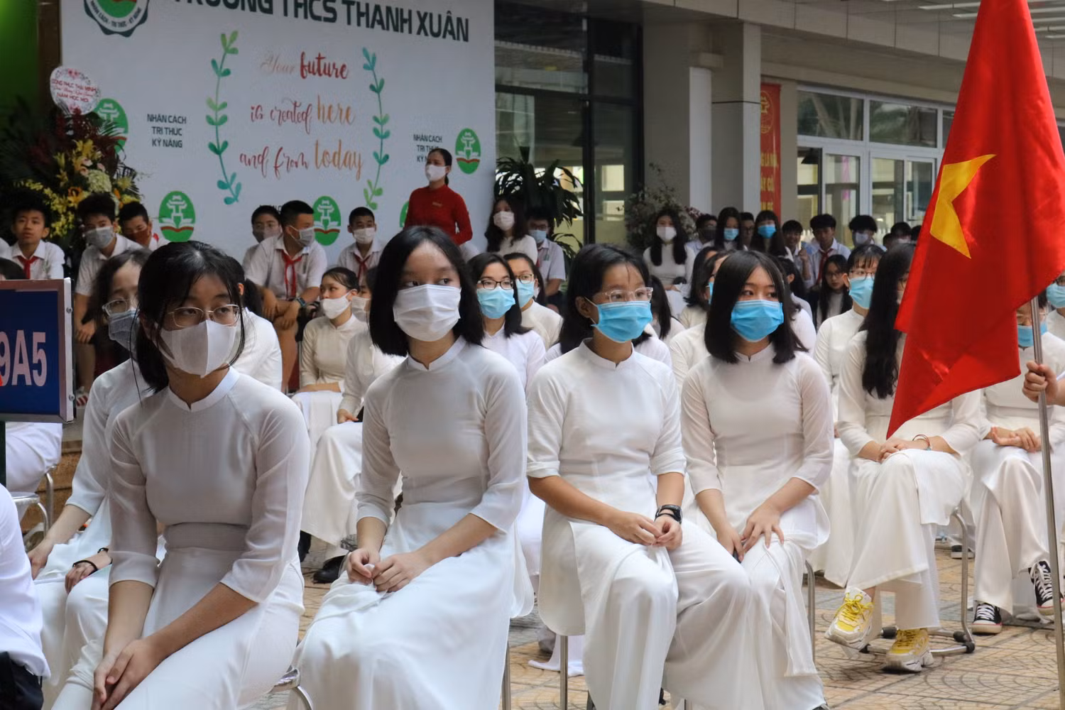 Trung học cơ sở Thanh Xuân thực sự là ngôi trường mơ ước của học sinh. Ảnh: Đ.T