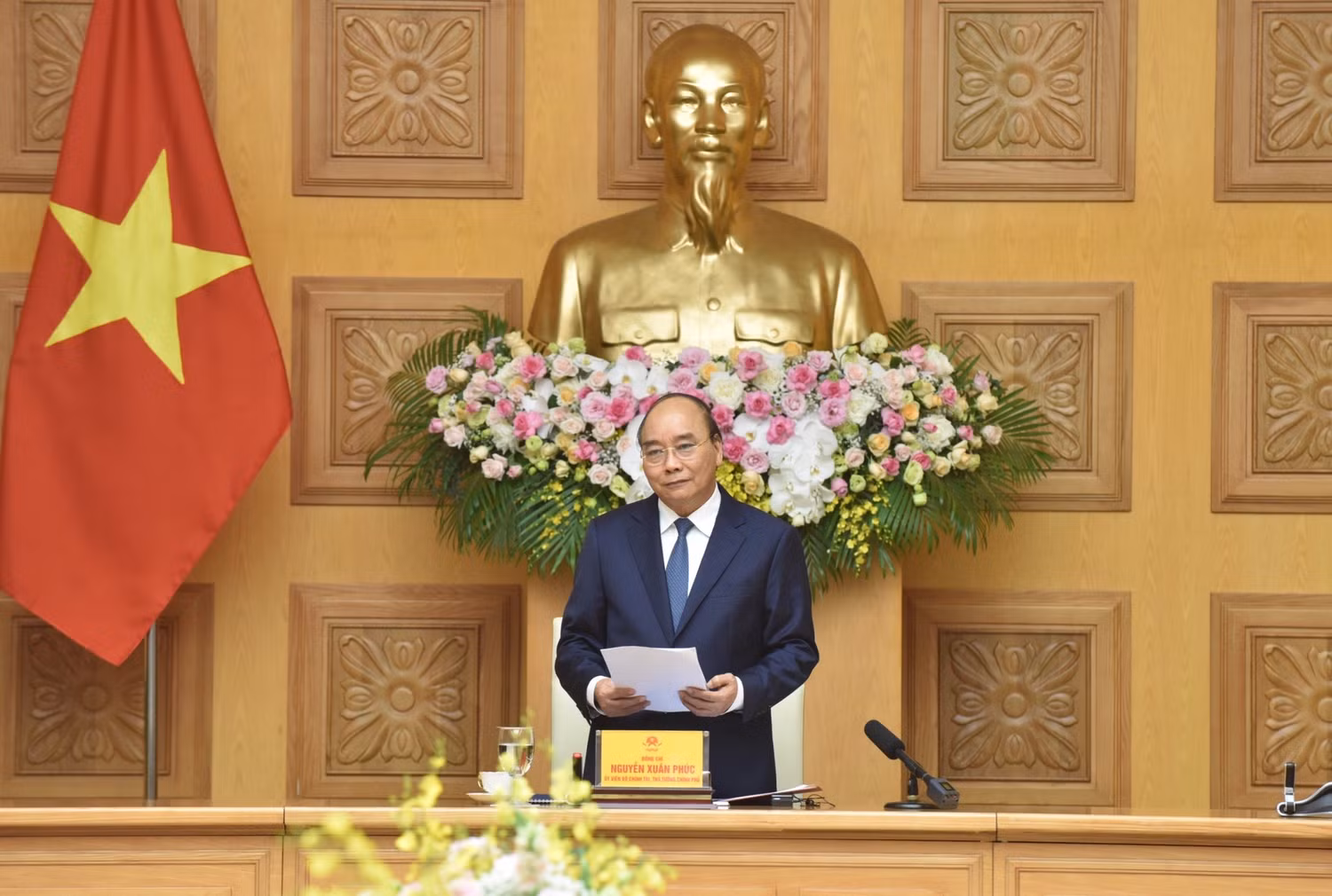 Thủ tướng phát biểu. Ảnh: VGP