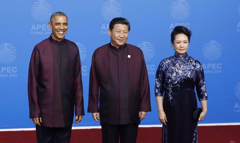 Lãnh đạo Trung Quốc và Mỹ tại Hội nghị cấp cao APEC tối ngày 10 tháng 11 năm 2014 Lãnh đạo Trung Quốc và Mỹ tại Hội nghị cấp cao APEC tối ngày 10 tháng 11 năm 2014