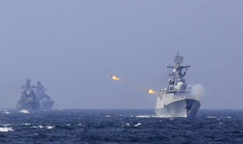 Diễn tập "Liên hợp trên biển 2014" Trung-Nga Diễn tập "Liên hợp trên biển 2014" Trung-Nga