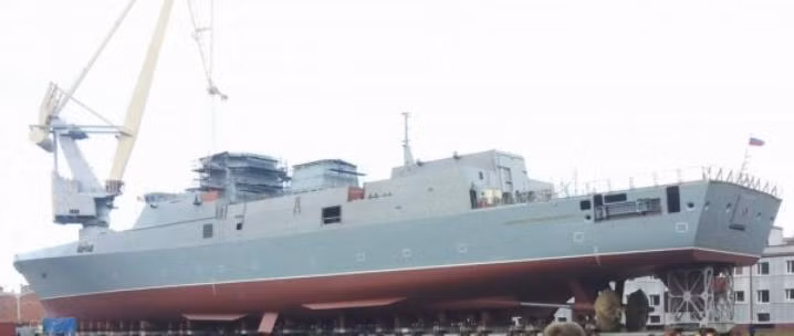 Tàu hộ vệ tàng hình Admiral Kasatonov Type 22350 Nga hạ thủy