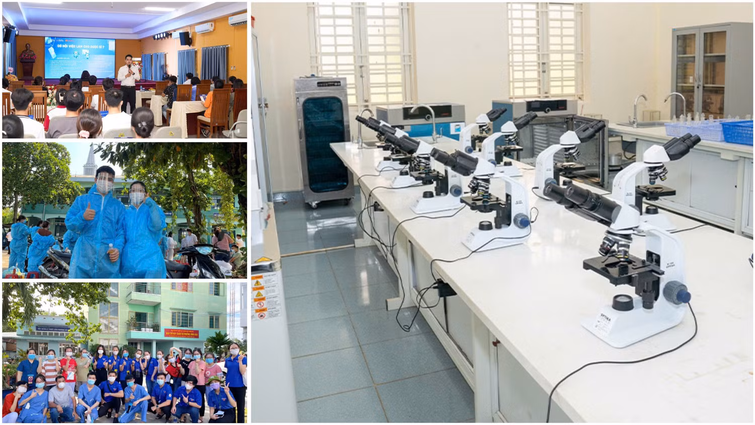 Trường Đại học Công nghệ Miền Đông chú trọng đầu tư hệ thống phòng thí nghiệm cùng với các hoạt động trải nghiệm thực tế. Ảnh: Website trường.